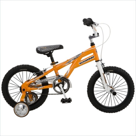 Schwinn S1670 16 in. Boys Scorch Bicycle-Bike - Orange-White