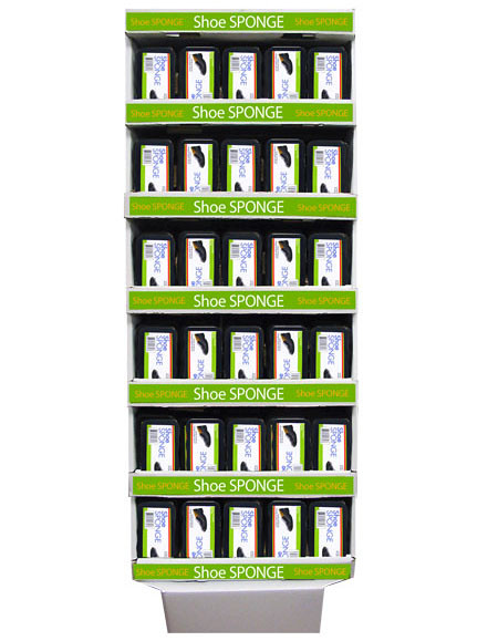 105 Piece Shoe Sponge Display  Pack Of 105