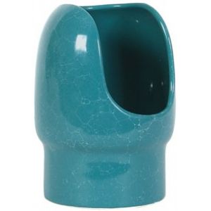 Superpet Pets International BSR90122 Large Ceramic Hooded Bird Feeder