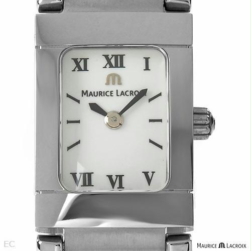 MAURICE LACROIX MirosCollection Made in Switzerland Luxurious Stainless Steel Ladies Swiss Movement Watch 01246471