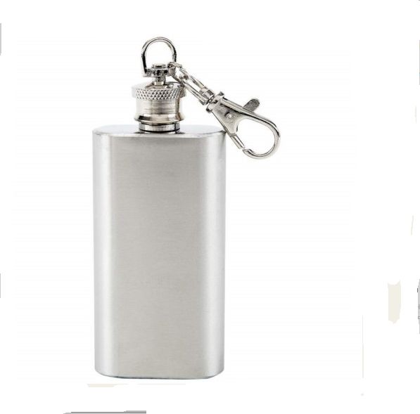 2oz. Stainless Steel Key Chain Flask