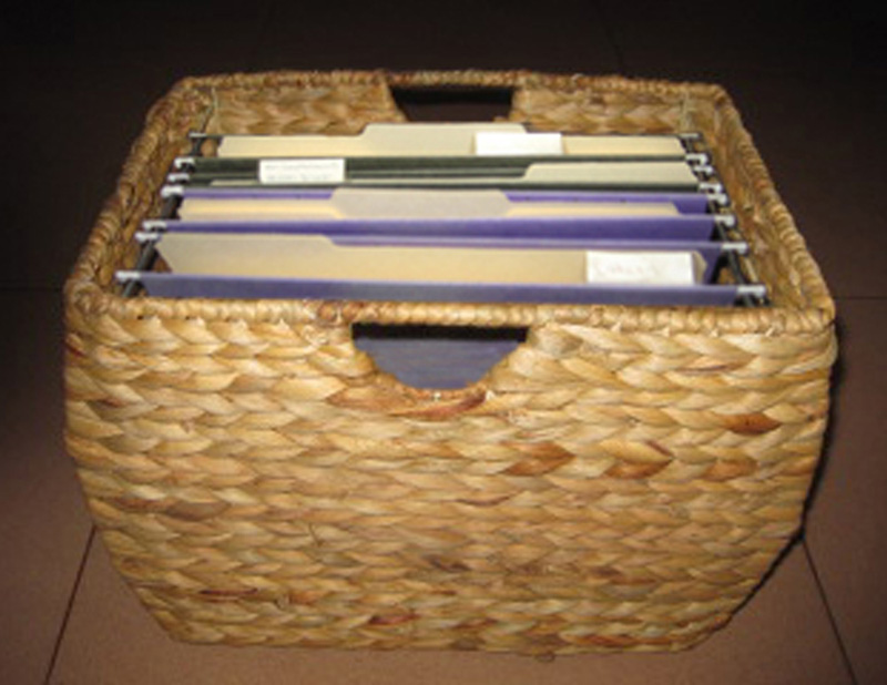 Snd-505fbskt-ln Seagrass File Basket With Liner