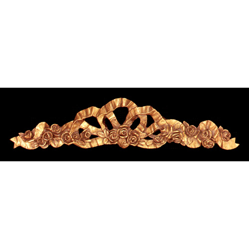 Hickory Manor House 2534ag Floral Ribbon Carving - Antique Gold