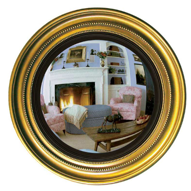 Hickory Manor House 8226e Ag Maiden Convex Mirror - Antique Gold