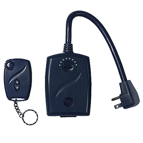 Jasco 51136 Outdoor Outlet Receiver with Keychain Remote