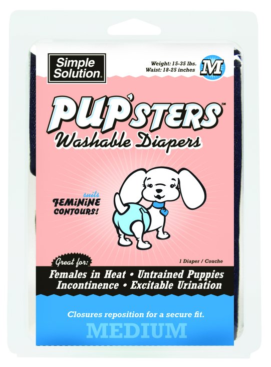 Diapers 10593br Pup Sters Washable Diapers- Medium