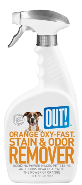Out Pet Products 70062br Out Orange Oxy Stain & Odor Remover 32 Fl. Oz.-945 Ml.