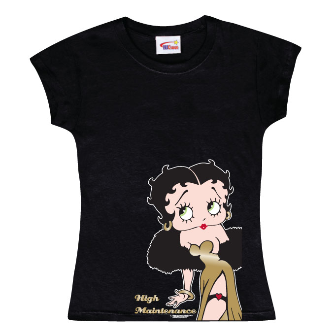 NJ Croce CH6141 Betty High Maintenance Womens Fitted TShirt  Large