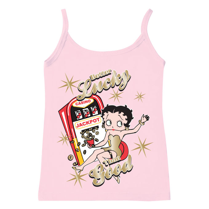 NJ Croce TSS6142 Betty Better Lucky than Good Camisole Tank Top  Large