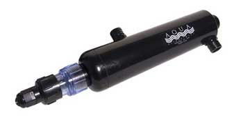 Aqua Ultraviolet AAV00266 8 watt Advantage UV Sterilizer 642Gph  Black