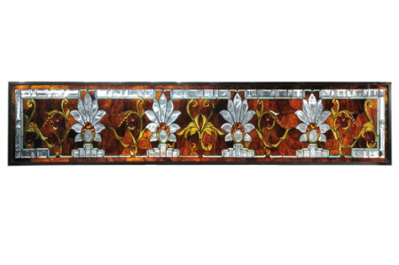 106548 Beveled Ellsinore Transom Stained Glass Window