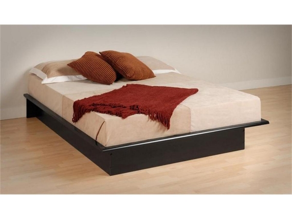 Prepac BBQ6080 Black Queen Platform Bed