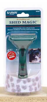 Safari Pet Products DSFW6125 Small Safari Shed Magic Deshedding Tool