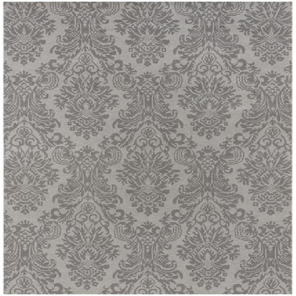 Surya TER1000811 Terran Rug 100 Pct New Zealand Wool Hand Knotted Light Gray/Gra