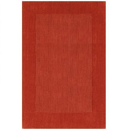 M300-23 Mystique Rug- 100% Wool- Hand Crafted- Red Orange- 2'X3'