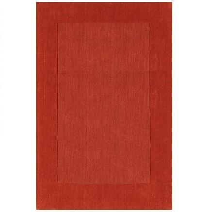M300-3353 Mystique Rug- 100% Wool- Hand Crafted- Red Orange- 3'3''X5'3''