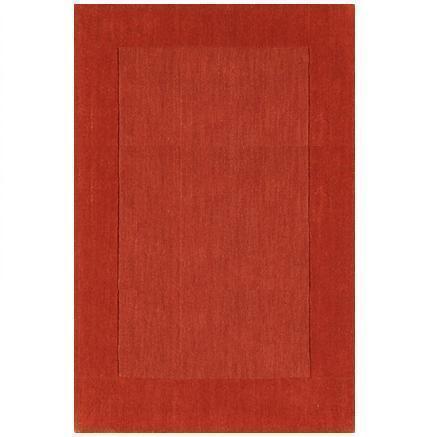 M300-913 Mystique Rug- 100% Wool- Hand Crafted- Red Orange- 9'X13'