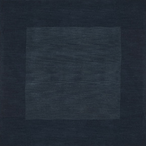 M309-99SQ Mystique Rug- 100 Pct Wool- Hand Crafted- Navy- 99 SQUA