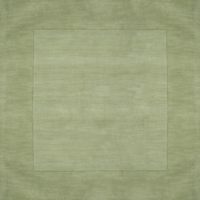 M310-8SQ Mystique Rug- 100% Wool- Hand Crafted- Green- 8' SQUARE