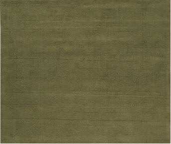 M329-8SQ Mystique Rug- 100 Pct Wool- Hand Crafted- Green- 8 SQUARE