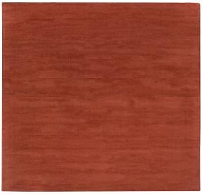 M332-8SQ Mystique Rug- 100% Wool- Hand Crafted- Rust- 8' SQUARE
