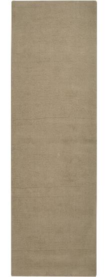 M335-268 Mystique Rug- 100 Pct Wool- Hand Crafted- Natural- 26X8