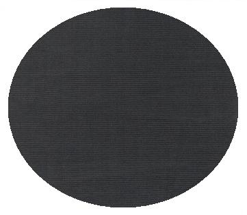 M341-6RD Mystique Rug- 100% Wool- Hand Crafted- Dark Gray- 6' ROUND