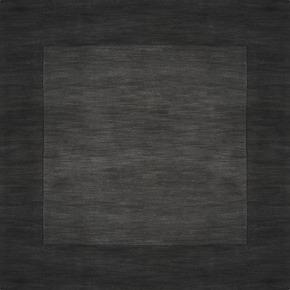 M347-99SQ Mystique Rug- 100% Wool- Hand Crafted- Charcoal- 9'9'' SQUA
