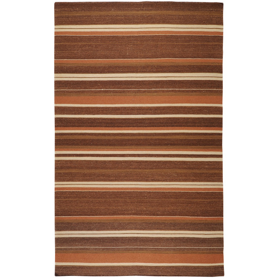 Surya FT33811 Frontier Rug 100 Pct Wool Hand Woven Brown/Light Brown/Cream/Rust 