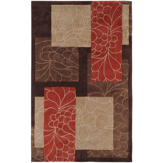 Surya COS8889811 Cosmopolitan Rug 100 Pct PolyAcrylic Hand Tufted Brown/Light Br
