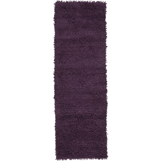 Surya AROS15268 Aros Rug 100 Pct New Zealand Felted Wool Hand Woven Purple 26X8