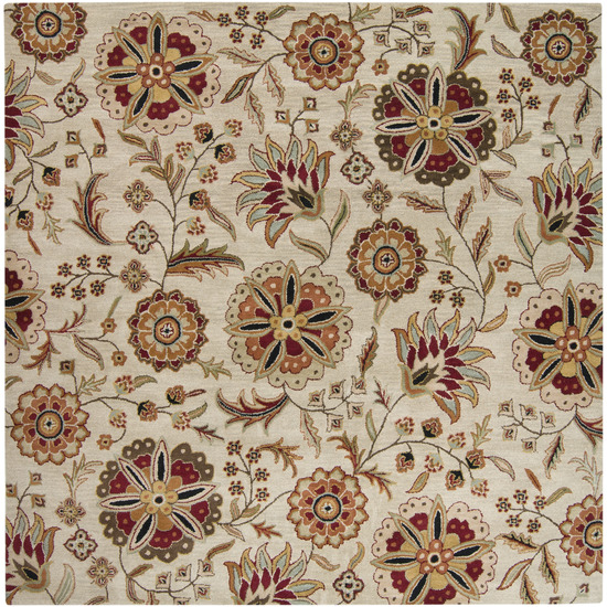 ATH5035-4SQ Athena Rug- 100 Pct Wool- Hand Tufted4 SQUARE