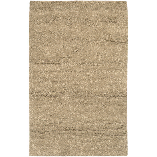 MET8685-1616 Metropolitan Rug- 100 Pct New Zealand Wool- Hand Woven- Tan- 16X16