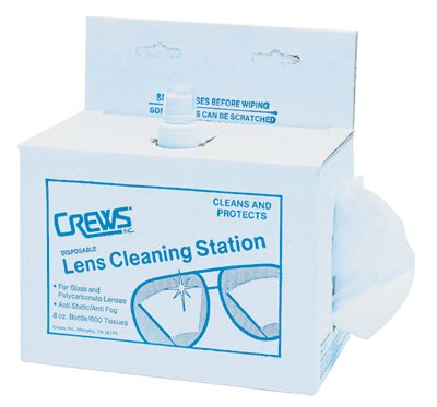 135-lcs1 Spray & Tissue Disposable Lens Cleaning Station