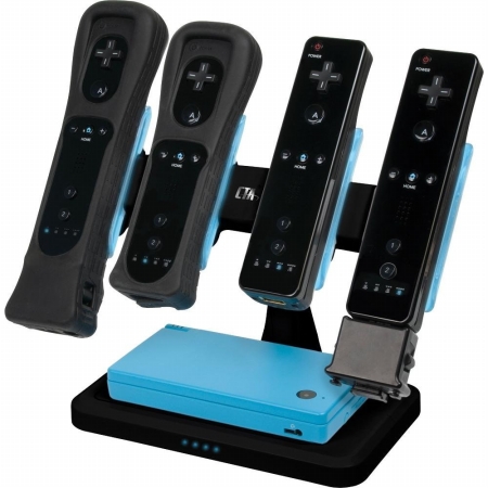 CTA WIB4NCWD NINTENDO WII/DSI XL/DSI QUADRUPLE VERTICAL INDUCTION CHARGER