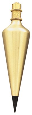 General Tools 31880016 16Oz Brass Plumb Bob