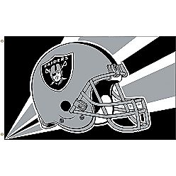 Fremont Die#44; Inc. 94202B 3 Ft. X 5 Ft. Flag W/Grommetts Oakland Raiders