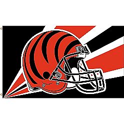 Fremont Die Inc. 94218B 3 Ft. X 5 Ft. Flag W/Grommetts Cincinnati Bengals