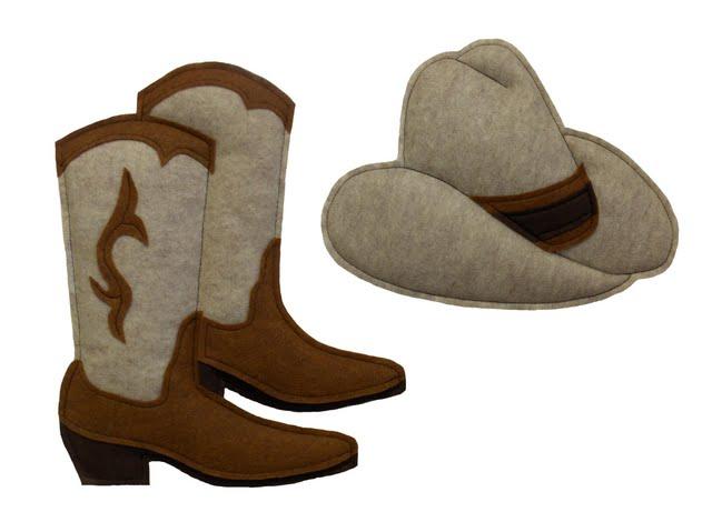 Loveable Creations 9743 Cowboy Hat  Boots 2 pk
