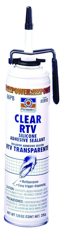 230-80855 #66 Clear Silicone Adhesive Sealant 11 Oz