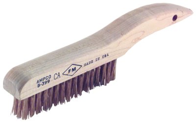 065-b-399 4x16row Shoe Hdle Rnd Wire Brush