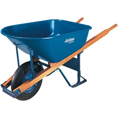 Jackson Professional Tools 027M6T22 6Cu. Ft. Contractor Wheelbarrow