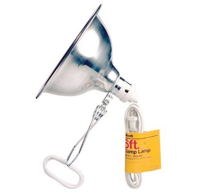 860-151 Flood & Handy Clamp Lamps 18-2 6ft White C
