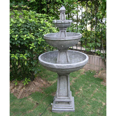 Smart Garden 46202 Rhodes 3Tier Electric Fountain with LEDs