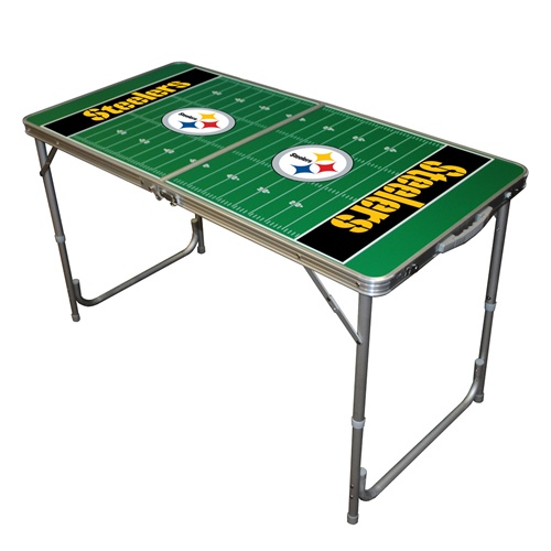 Tailgate Toss TTABLE124 2 ft. x4 ft. Pittsburgh Steelers Tailgate Table