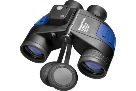 Barska Optics  Binoculars AB10798 7x50WP Deep Sea w Internal Rangefinder amp; Compass Individual Focus FLOATS FMC Blue Lens