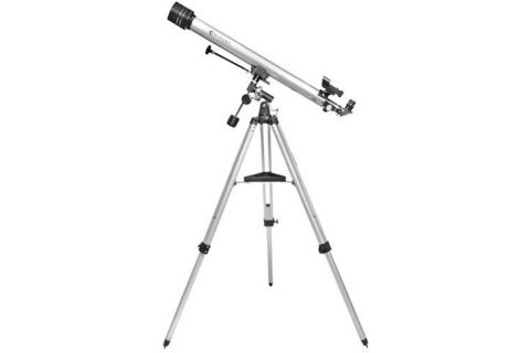 Barska Optics AE10754 675 Power- 90060 Starwatcher Refractor- EQ- Silver- Red Dot Finderscope- Astronomy Software