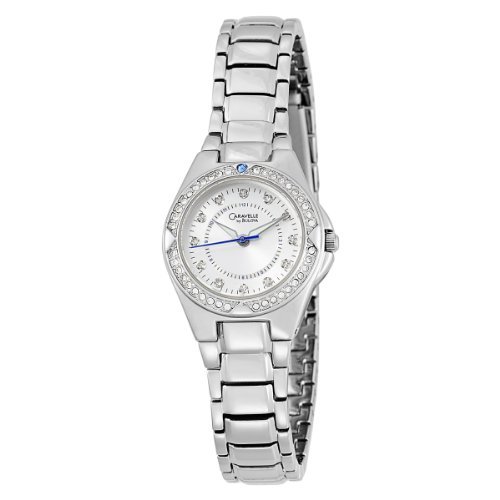 Caravelle 43L121 Bulova Womenapos;s Bracelet Bangle Watch in Silver with Dial