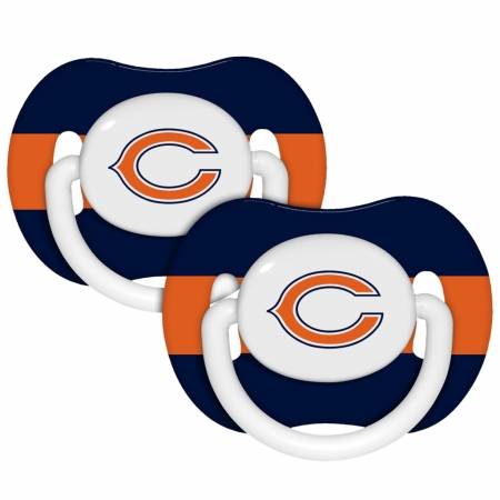 143328 Chicago Bears Pacifiers 2-pack