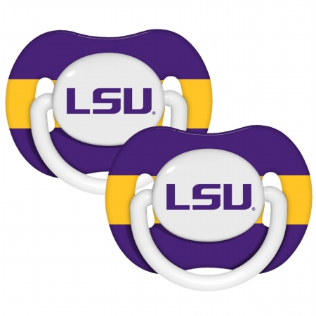 143337 Lsu Tigers Pacifiers 2-pack